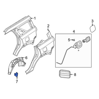 Ford OE - Rear Right Mud Flap