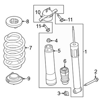 Ford OE - Rear Suspension - Shocks & Components