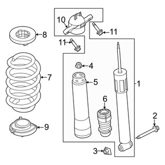 Ford OE - Rear Suspension - Shocks & Components