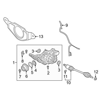 Ford OE - Rear Suspension - Axle & Differential
