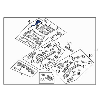 Ford OE - Rear Right Floor Extension