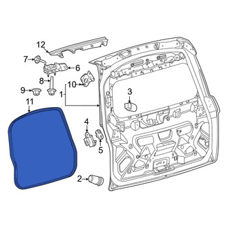 Ford OE - Rear Inner Hatch Seal