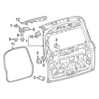Ford OE - Lift Gate - Gate & Hardware