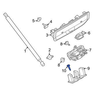 Ford OE - Liftgate Lock Striker Plate Bolt