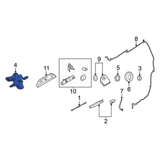 Ford OE - Rear Wiper Motor