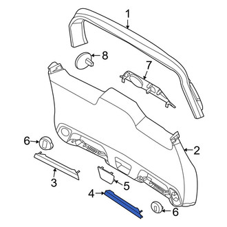 Ford OE - Rear Left Liftgate Pull Handle