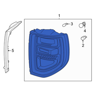 Ford OE - Rear Left Tail Light Assembly