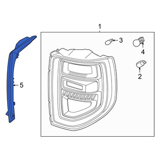 Ford OE - Rear Left Tail Light Bracket