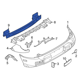 Ford OE - Rear Bumper Impact Bar