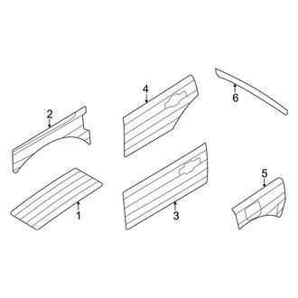 Ford OE - Stripe Tape & Decals (Free Wheeling), (Free Wheeling)
