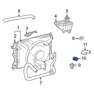 Ford OE - Engine Coolant Thermostat Housing O-Ring