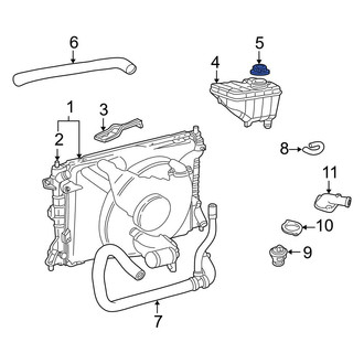 Ford OE - Engine Coolant Reservoir Cap