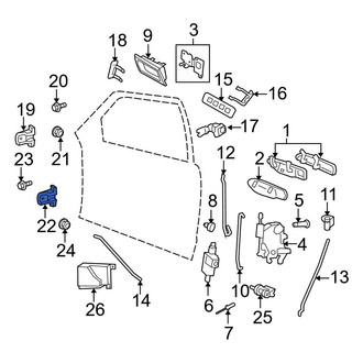 Ford OE - Front Lower Door Hinge