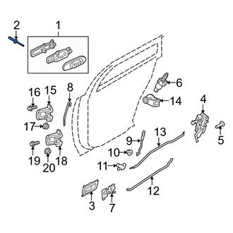 Ford OE - Front Window Motor Rivet