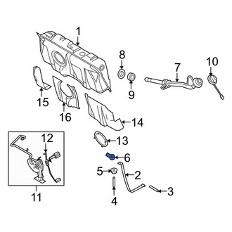 Ford OE - Wiper Arm Nut