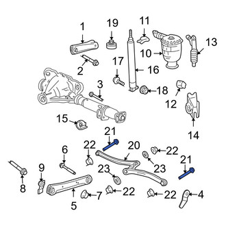 Ford OE - Suspension Control Arm Bolt