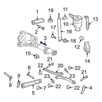 Ford OE - Suspension Control Arm Bolt