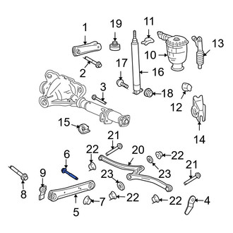 Ford OE - Suspension Shock Absorber Bolt