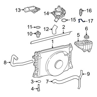 Ford OE - Engine Coolant Temperature Sensor C-Clip