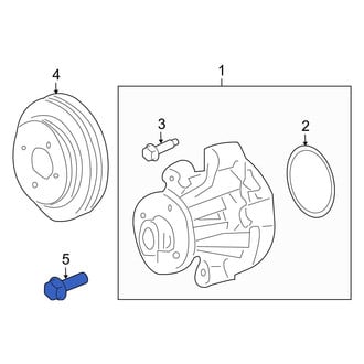 Ford OE - Engine Water Pump Pulley Bolt