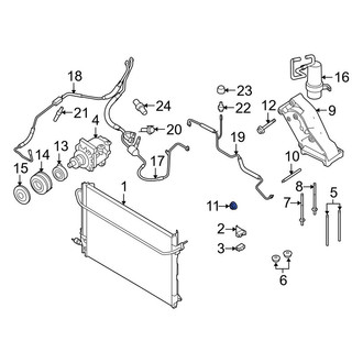 Ford OE - A/C Compressor Nut