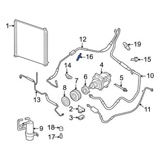 Ford OE - A/C High Side Charging Adapter