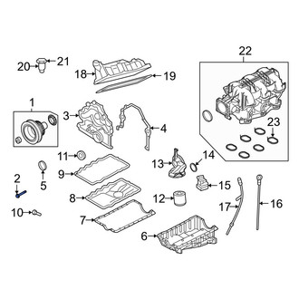 Ford OE - Engine Crankshaft Pulley Bolt