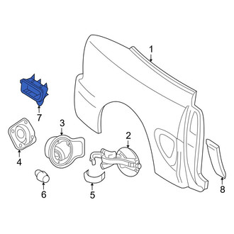 Ford OE - Rear Quarter Panel Air Vent Grille