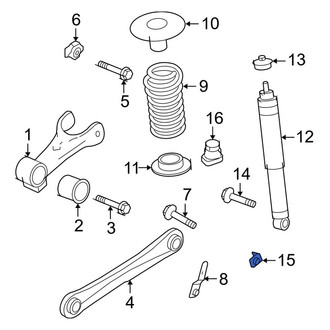 Ford OE - Suspension Trailing Arm Nut