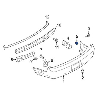 Ford OE - Bumper Cover Nut