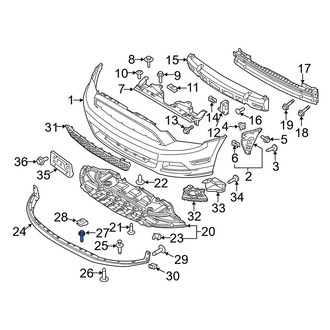 Ford OE - Bumper Cover Screw
