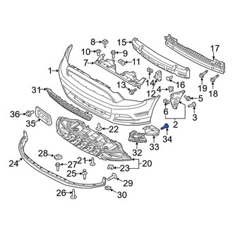 Ford OE - Fog Light Screw