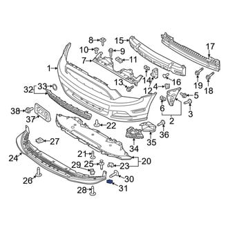 Ford OE - Bumper Impact Strip Clip