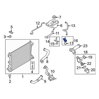 Ford OE - Engine Coolant Outlet Flange