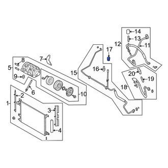 Ford OE - A/C Service Valve Cap