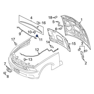 Ford OE - Automatic Transmission Shift Lever Nut