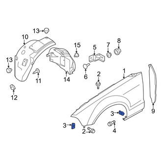 Ford OE - Automatic Transmission Shift Lever Nut