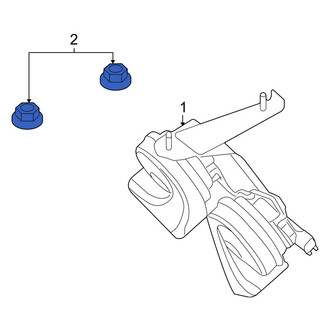 Ford OE - Door Check Nut