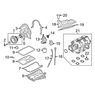 Ford OE - Engine Oil Filter Bypass Adapter Seal