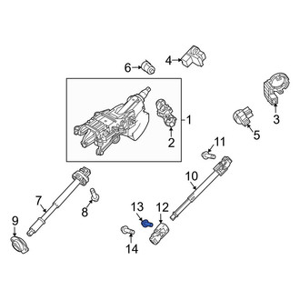 Ford OE - Center Steering Shaft Bolt