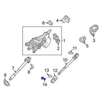 Ford OE - Lower Steering Shaft Bolt