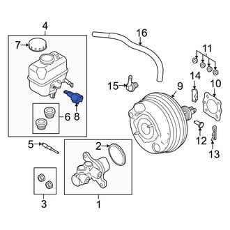 Ford OE - Brake Fluid Level Sensor