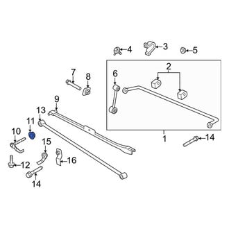 Ford OE - Lower Suspension Strut Nut