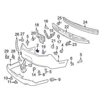 Ford OE - Bumper Cover Stay Clip