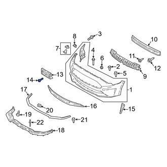 Ford OE - License Plate Bracket Screw