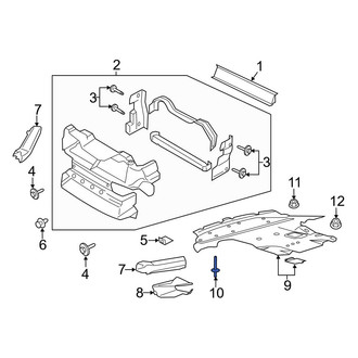 Ford OE - Wheel Arch Molding Screw