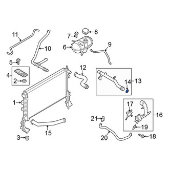Ford OE - Engine Coolant Pipe Seal