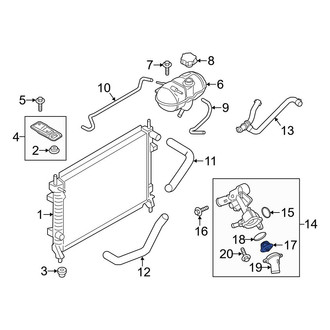 Ford OE - Engine Coolant Thermostat