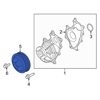 Ford OE - Engine Water Pump Pulley