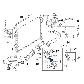 Ford OE - Engine Coolant Thermostat